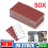 50x Sanding Sheets Hook and Loop Mouse Sanding Pads Sander Rectangle Paper Discs 1