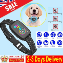 Dog Training Collar Anti-Bark Shock Collar Rechargeable Adjustable Waterproof UK