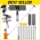 4.5M Telescopic Squeegee Cleaner Window Glass Cleaning Kit Extendable Pole Tool. 1