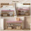 HOMCOM Pink Velvet Shoe Bench with Gold Frame 7