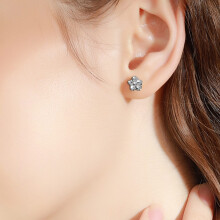 24Pairs/Set Wholesale Girl Mixed Shape Allergy Earring Stud Pin Lots Fashion ( Color: Silver)