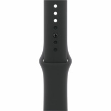Apple Adjustable Smartwatch Band - 1 - Medium (M)/Large (L) - Pin-and-tuck Attachment -Black - Fluoroelastomer - Refurbished