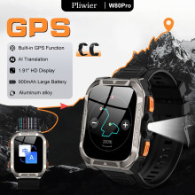 Blackview W80 Pro Rugged Smart Watch Men GPS Sport Tracker AI Translation Watch
