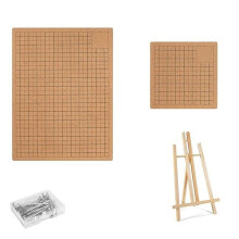 Makramee-Brett und Nadeln Set, Doppelseitige Gitter Handgefertigtes Flechtbrett-Set Zur Erstellung Von Armbändern, Knotenkreationen