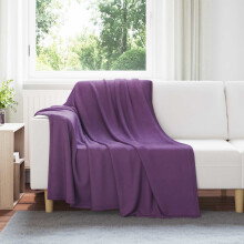 vidaXL Throw Blankets 6 pcs Purple 200 x 150 cm Fleece