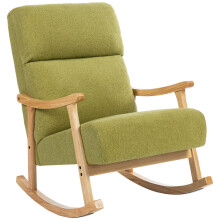 Silla Mecedora Verde 65 x 90 x 98 cm