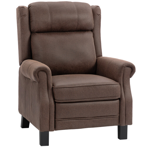 Homcom Sillón Relax Reclinable Marrón 84 x 85 x 104 cm