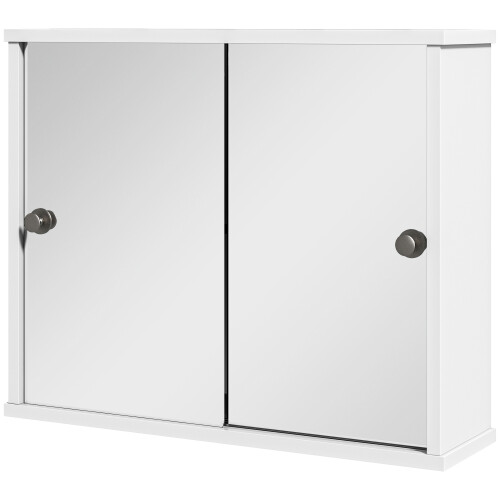 Armario con Espejo Blanco 55 x 15 x 45 cm
