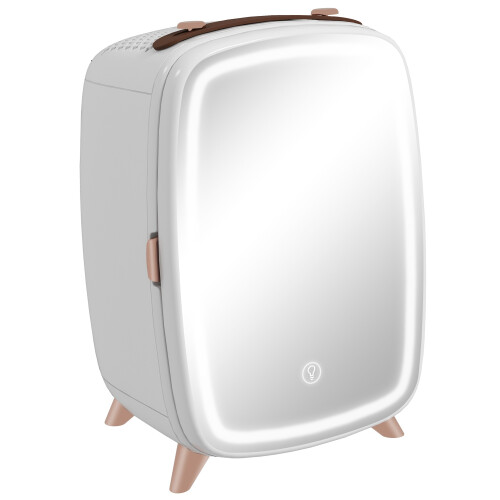 Homcom Nevera Cosmético Blanco 24.3 x 19.4 x 35.6 cm