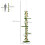 242cm Adjustable Cat Tree with Perches & Anti-Slip Kit 3