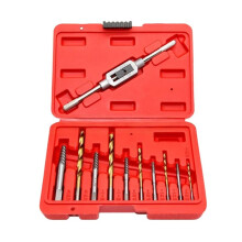Schroef Extractor Set 11-Delig, Gebroken Stripped Schroef Verwijderaar 3mm-10mm, Grof Draad Bout Extractor met Boorbits