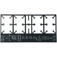 Kit de Reloj Digital LED Ámbar Cálido de 4 Bits DIY DC5V Kit de Práctica de Soldadura Reloj Digital con Iluminación