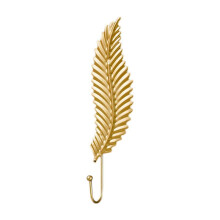 Vintage Metal Leaf Hook Gold Color Iron Art Wall Hanging Hooks Towel Hat Storage Racks Style 1