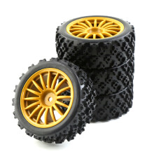 4 Stuks Rubber Band Wiel Banden voor XV-01 XV01 TA06 TT-01 TT-02 PTG-2 1/10 RC Auto Upgrades Onderdelen Accessoires, 2