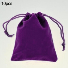 Lot de 10 pochettes de rangement en velours pour cadeaux de mariage, pochettes pour bijoux, sacs cadeaux