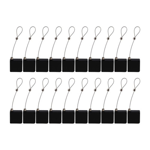 20Pcs Positioning Pause Pull Box Display Anti-Theft Pull Rope Anti Loss Steel Wire Lock Automatic Telescopic Winding Box