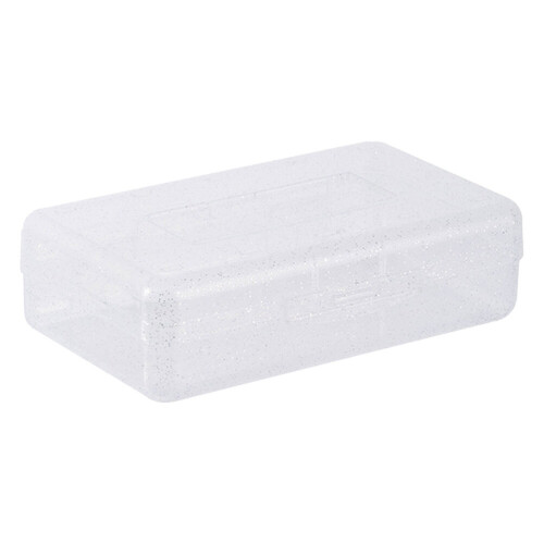astuccio trasparente per studenti, multifunzionale, in plastica.