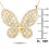 LB Exclusive Κολιέ με Διαμάντια 3,73ct σε Κίτρινο Χρυσό 14Κ με Πεταλούδα MF24-110623 4