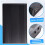 Caixa de Disco Rígido IDE para HDD SSD de 3,5 Polegadas USB para HD Externo de Metal com Adaptador OTG Plugue EU 4