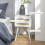 Homcom Mesilla de Noche Blanco 40 x 40 x 60 cm 4