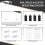 Outsunny Carpa Plegable Blanco 295 x 295 x 255 cm 6