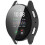 Capa integrada em PC e vidro temperado, compatível com pulseiras de smartwatch. Capa resistente para dispositivos eletrônicos vestíveis. 3