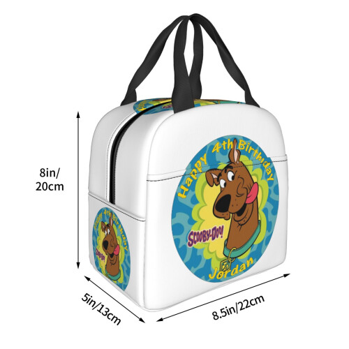 Τσάντα μεσημεριανού Scooby Doo Χαριτωμένη μονωμένη τσάντα μεσημεριανού γεύματος 2