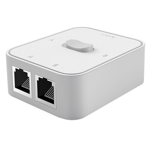 Διακόπτης δικτύου 2 θυρών Gigabit RJ45Διακόπτης δικτύου Διαχωριστής καλωδίου 1