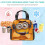 Minions Lunch box Μικρός, αδιάβροχος κουβάς μεσημεριανού, επαναχρησιμοποιήσιμο, 5