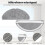 Compatible with  S20 (D106) E12 E10 B112 D106 E10C 3C  3C Enhanced C103 Vacuum Cleaner Main Brush HEPA Filter 4