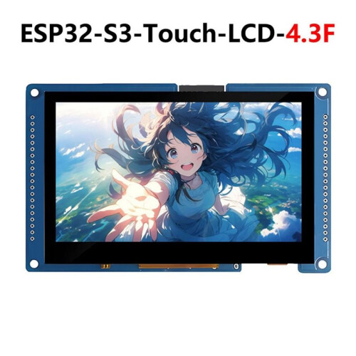ESP32-S3 Development Board IPS Capacitive Touch Display Screen 480x272 4.3 Inch Display WiFi BLE5 16MB Flash 8MB PSRAM 2