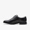 Clarks (Standard, 4.5 (Adults')) Jonwin Step Y Black Leather 2