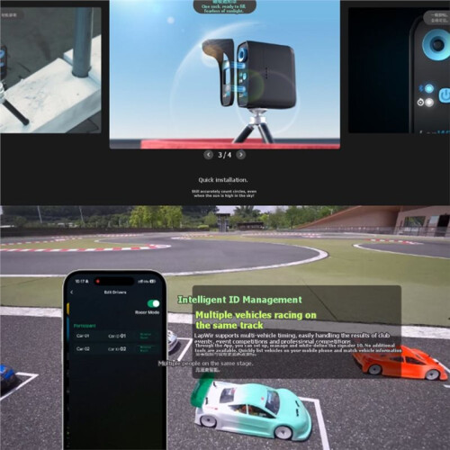 LapWiz Intelligent RC Lap Timer System, Intelligent Timer, Remote Control Car Lap  Timing System 2