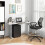 (Black, Mesh) Ergonomic Mesh Draughtsman Chair, Black 8