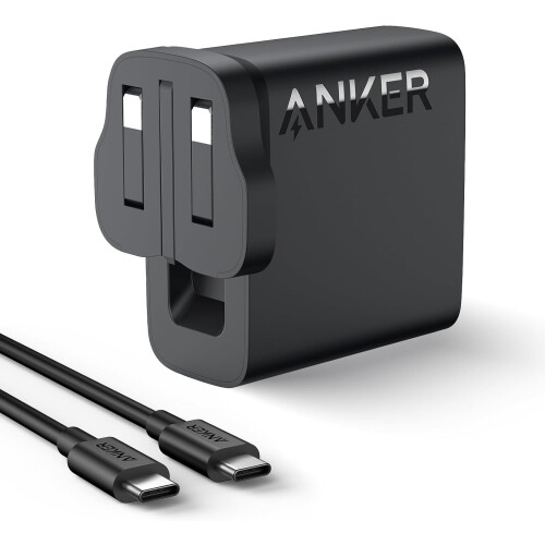 Anker Anker 100W USB C Charger Compact Foldable Fast (5 ft C to C Cable Included)