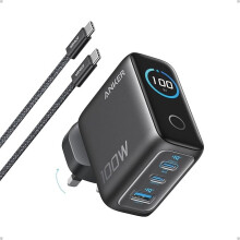 Anker Charger, 100W Max USB C Charger 3-Port GaN and Ultra-Compact Wall Adapter