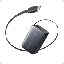 Anker Nano Power Bank 10,000mAh Portable Charger & 2.3 ft Anker Cable 45W