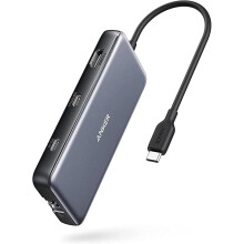 Anker 555 USB-C A Docking Hub (8-in-1), 85W PD, 4K 60Hz 10Gb, Ethernet, SD/Micro
