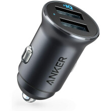 Anker Car Charger 24W Dual USB Charging Mini Adapter for Galaxy S10 iPhone12 X