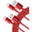 Anker Anker USB A to USB C Braided Charger Cable,2-Pack 6 ft,red, iPhone,iPad,Galaxy 1