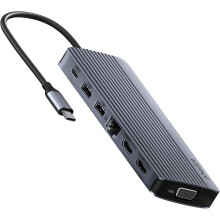 Anker USB C Hub 14-in-1 Triple Display 4K@60Hz HDMI 100W Power Delivery 5 Gbps