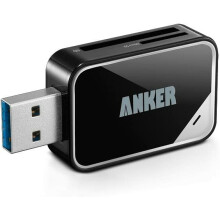 Anker 2 in 1 USB 3.0 SD Card Reader for SDXC SDHC SD MMC RS-MMC Micro SDXC