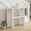 VidaXL vidaXL Console Table White 100 x 30 x 75 cm Engineered Wood 5