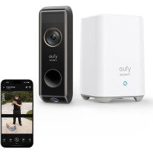 Eufy Security Video Doorbell S330 Battery-Powered &Homebase No Monthly Fee 2K HD