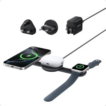 Anker 3-in-1 Wireless Charging Station, MagSafe Compatible, Qi2 Certified 15W