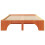 VidaXL vidaXL Bed Frame Wax Brown 120 x 190 cm Solid Pine Wood 4