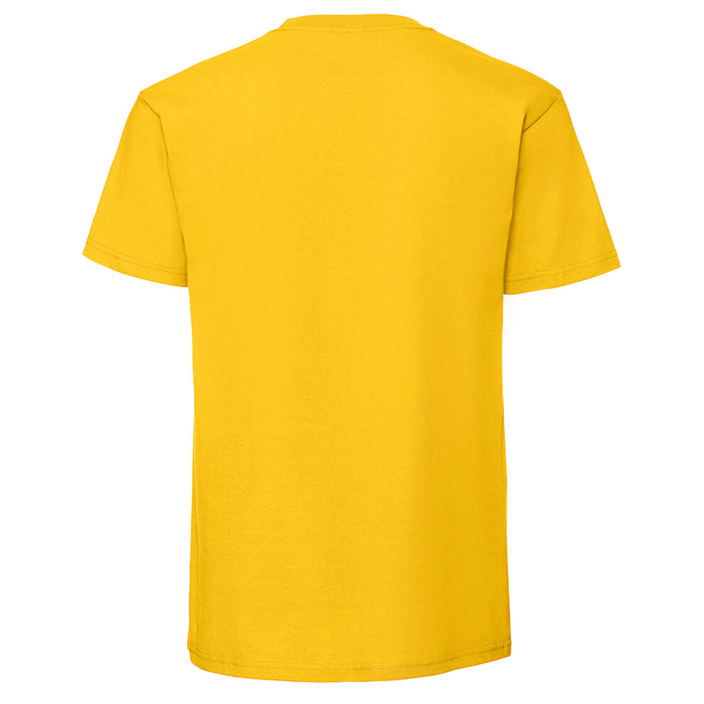 Fruit Of The Loom (S, Sunflower) Mens Ringspun Premium T-Shirt