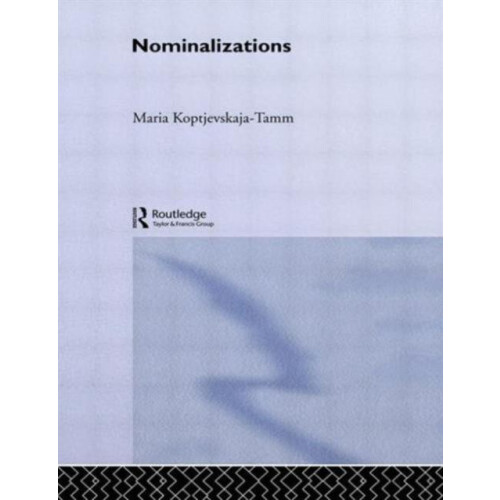 Nominalizations by Maria KoptjevskajaTamm Hardcover Book