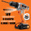 Terratek 18V Electric Cordless Drill Combi Drill Driver Screwdriver Set 3