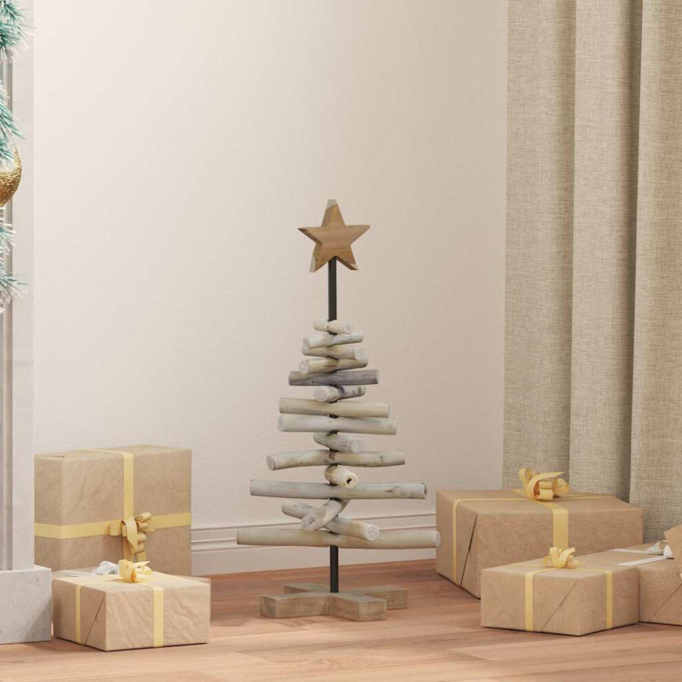 Vidaxl (60 Cm) Christmas Tree Brown 60 Cm Solid Teak Wood